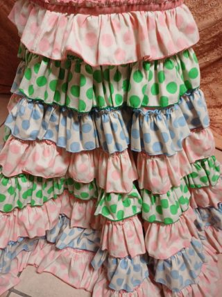Traje Flamenca Canastero infantil Multicolor