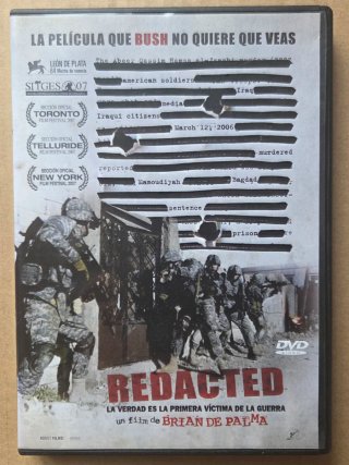 DVD Película Redacted, muy buscada
