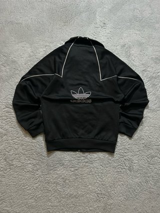 Adidas Originals Black Track Jacket Three Stripes