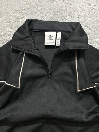 Adidas Originals Black Track Jacket Three Stripes
