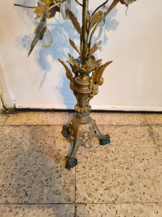 Antiguo Candelabro de Altar S.XIX