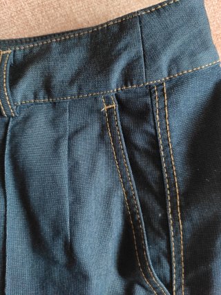 Pantalón Zara Talla S Indigo