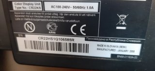 Televisor Samsung Vintage 2008 Negro