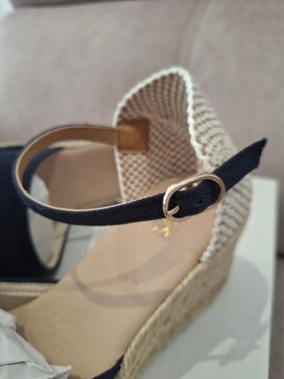T38 Sandalias cuña Geox nuevas azul