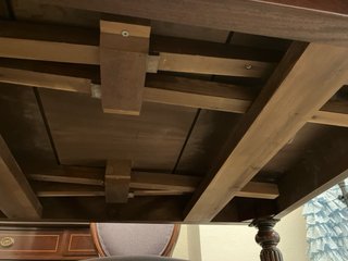 Mesa comedor caoba y 4 sillas