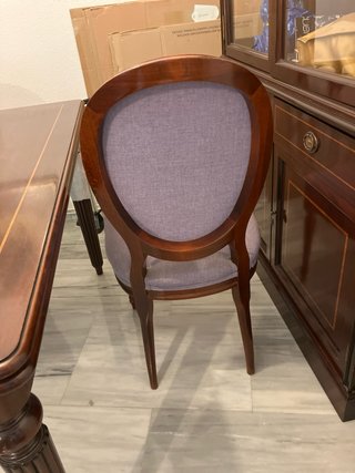 Mesa comedor caoba y 4 sillas