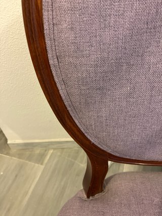 Mesa comedor caoba y 4 sillas