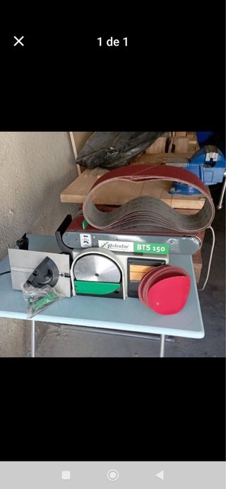 Lijadora de Banda y Disco Holzstar BTS 150