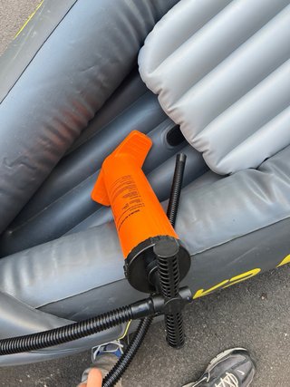 Kayak hinchable K2 Explorer amarillo