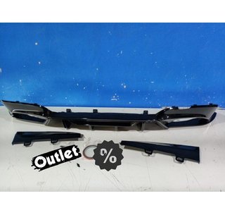 DW DIFUSOR BMW G20 G21 19-22 LOOK COMPETITION NEGRO BRILLO C