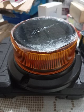 Luz solar de advertencia para maquinaria
