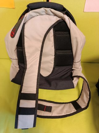 Mochila Trunk Co Beige y Negra