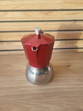 Cafetera Ibili Elba 6 Tazas Roja