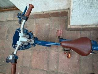 Bicicleta infantil Decathlon 16 azul