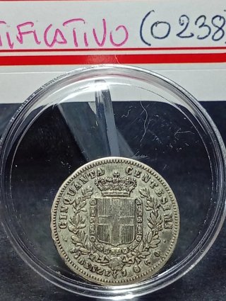 50 Cent 1860 Firenze Vittorio EmanueleII Re Eletto