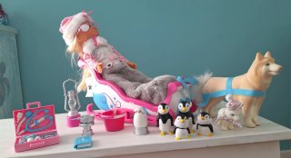 Nancy Trineo con Animalitos Nieve URGE VENTA