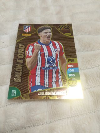 Carta Futbol Julián Álvarez Balón de Oro