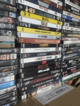 Lote 128 Películas DVD Nuevas a estrenar