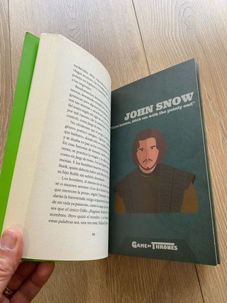 Juego de tronos: Un libro afilado como el acero...
