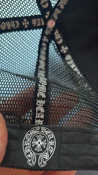 Cappello Chrome Hearts Nero Pelle e Rete