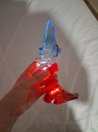 Figura Mickey Led Resina Enesco