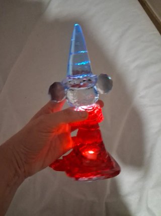 Figura Mickey Led Resina Enesco
