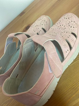 Zapatos mocasín rosas