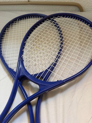 Raquetas de tenis azules