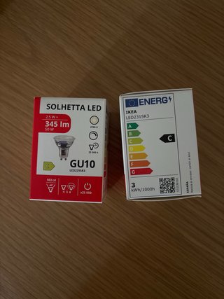 2 Lámpara de pared IKEA NYMÅNE antracita