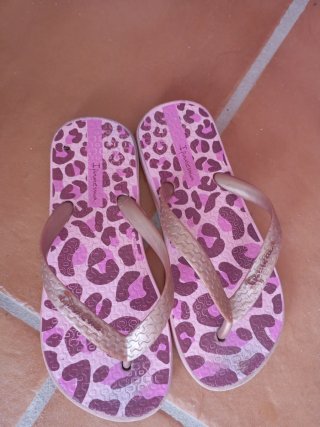 Chanclas Ipanema niña estampado leopardo
