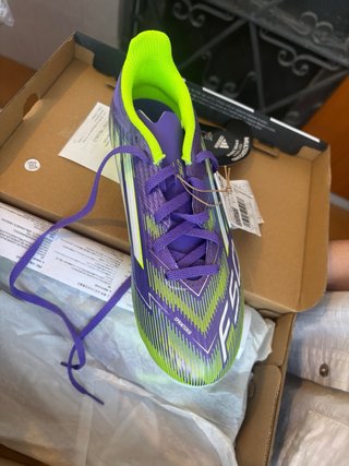 Botas de fútbol Adidas Multiground Morado/Verde