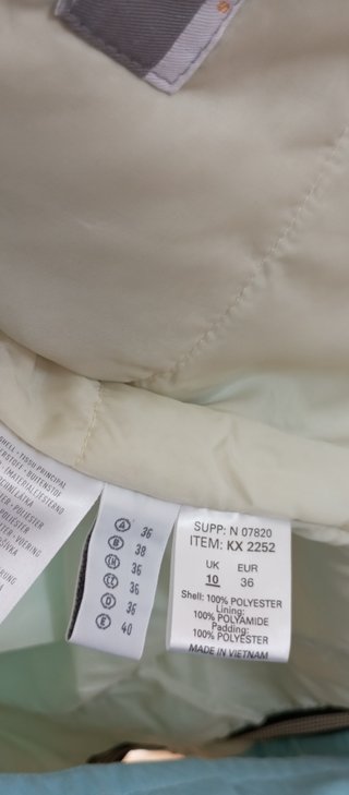 Chaqueta de esquí cálida Talla 12