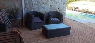 Conjunto Muebles Exterior Ratán