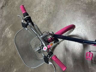 Bicicleta infantil B'TWIN rosa y azul