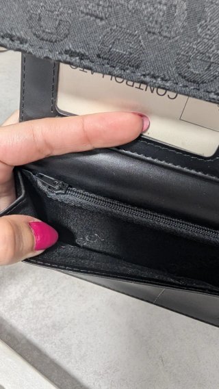 Tarjetero monedero Gucci negro
