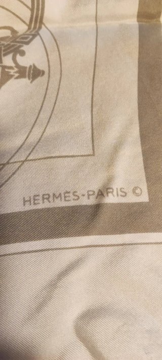 Foulard Hermès seta pura vintage