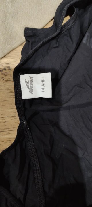 Costume da gara Akron nero