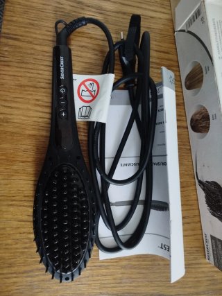 Cepillo Alisador Silver Crest Negro