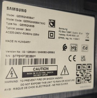 Samsung QE55QN93BAT TV 55 pulgadas