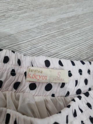 Falda mini lunares Bershka