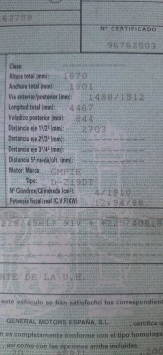 Opel Zafira 2008