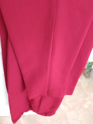 Traje de chaqueta y pantalón rojo