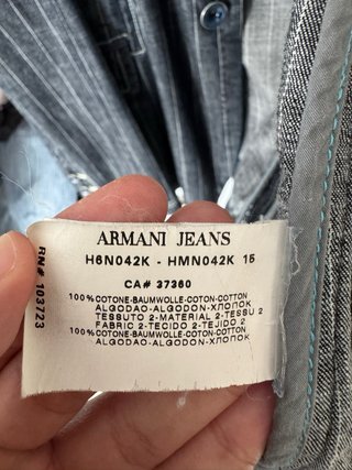 Chaqueta Armani Jeans Pinstripe