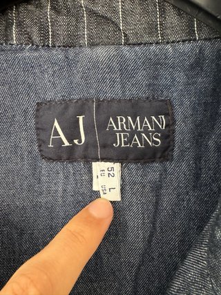 Chaqueta Armani Jeans Pinstripe