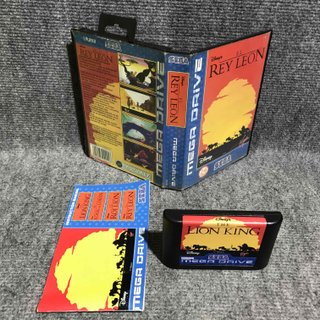 El Rey León Disney Sega Mega Drive Caja Manual Car