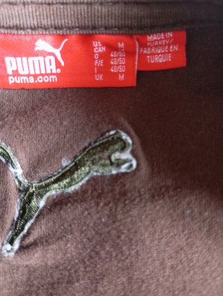 Camiseta de manga larga marrón vintage de Puma