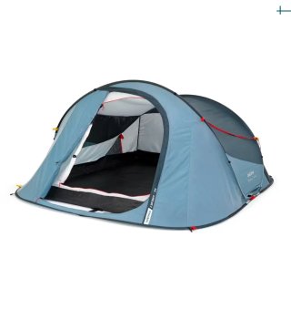 Tienda campaña 3 personas Quechua 2 Seg