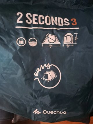 Tienda campaña 3 personas Quechua 2 Seg