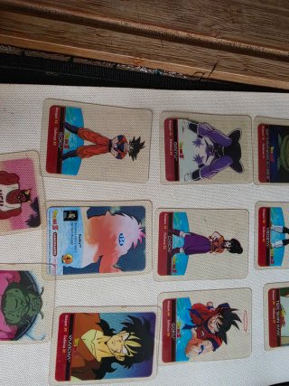 14 Cartas Lamina Dragonball Z