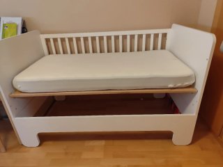 Cuna convertible en cama 70cm